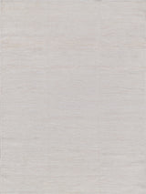 Exquisite Rugs Tranquility Flatweave Wool/Mohair in 4957 Ivory 9' x 12' Area Rug