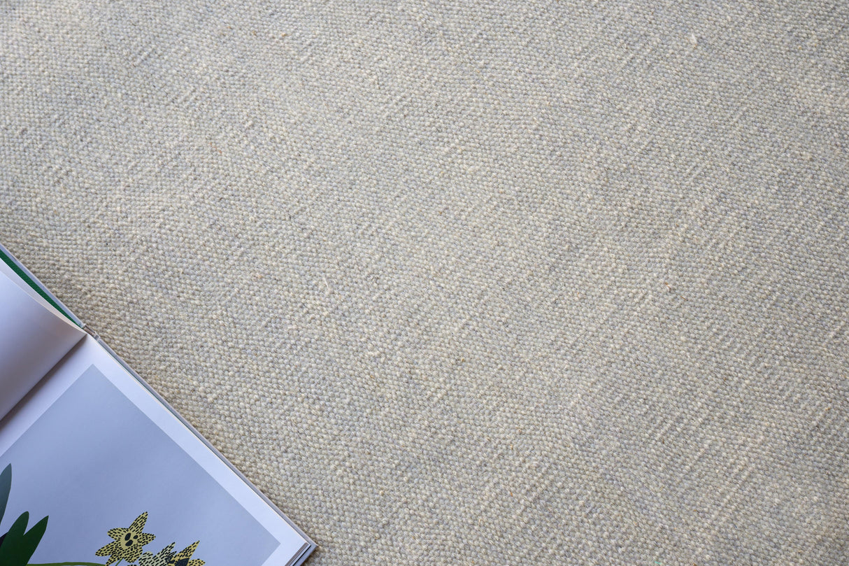 Exquisite Rugs Chelsea Flatweave New Zealand Wool 4961 Silver 2' x 3' Area Rug