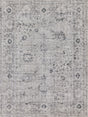 Exquisite Rugs Cambridge Hand-loomed Wool/Bamboo Silk 4966 Gray/Silver 4' x 6' Area Rug