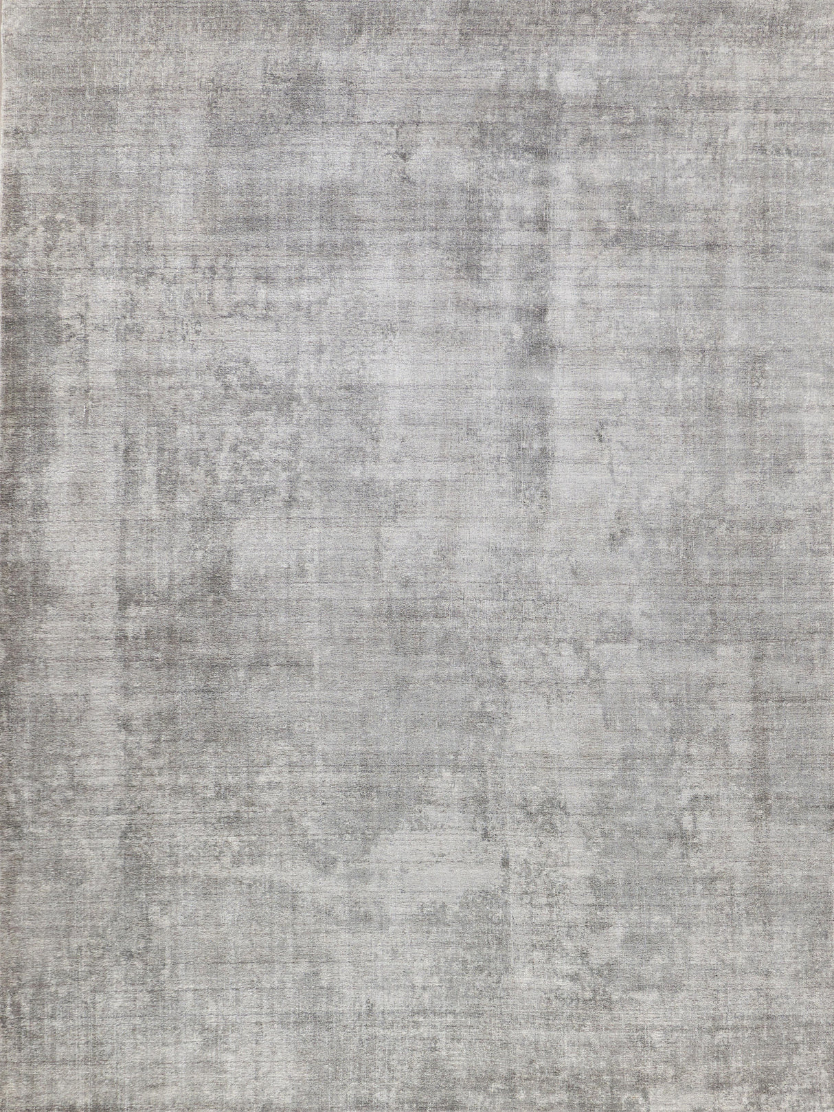 Exquisite Rugs Stone Wash Gazni Hand-loomed Wool/Bamboo Silk 4972 Gray/Taupe 4' x 6' Area Rug