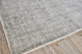 Exquisite Rugs Stone Wash Gazni Hand-loomed Wool/Bamboo Silk 4972 Gray/Taupe 4' x 6' Area Rug
