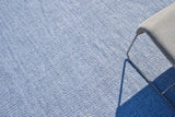 Exquisite Rugs Bali Indoor/Outdoor Flatweave PET yarn 4980 Light Blue 2' x 3' Area Rug