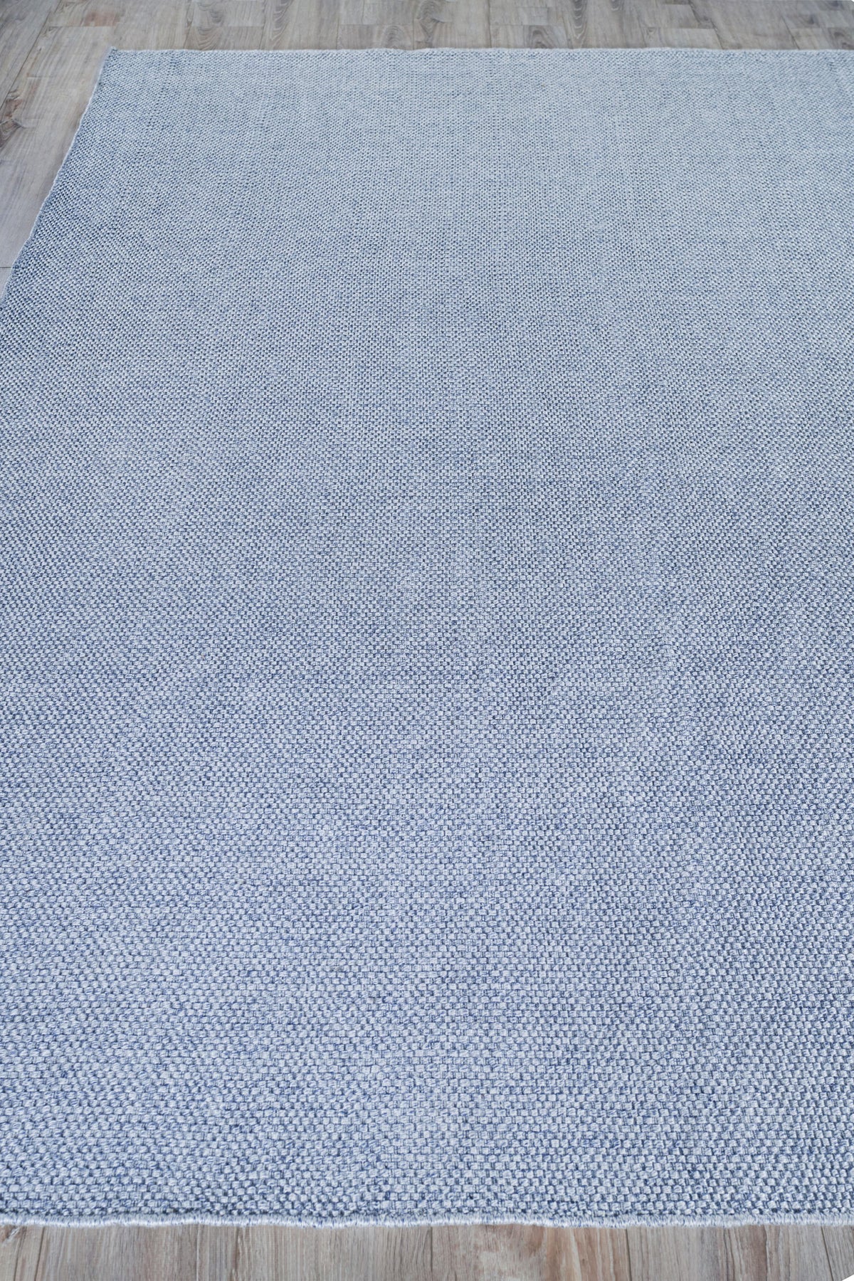 Exquisite Rugs Bali Indoor/Outdoor Flatweave PET yarn 4980 Light Blue 2' x 3' Area Rug