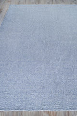 Exquisite Rugs Bali Indoor/Outdoor Flatweave PET yarn 4980 Light Blue 2' x 3' Area Rug