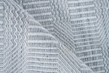 Exquisite Rugs Naples Indoor/Outdoor Flatweave PET yarn 4981 Light Silver 2' x 3' Area Rug