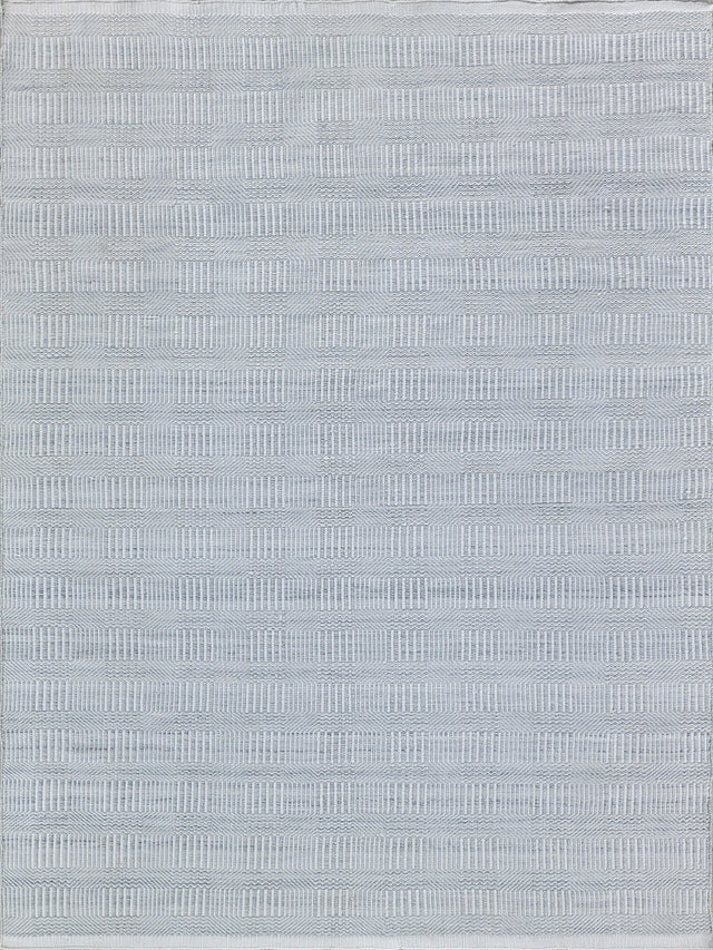 Exquisite Rugs Naples Indoor/Outdoor Flatweave PET yarn 4981 Light Silver 5' x 8' Area Rug