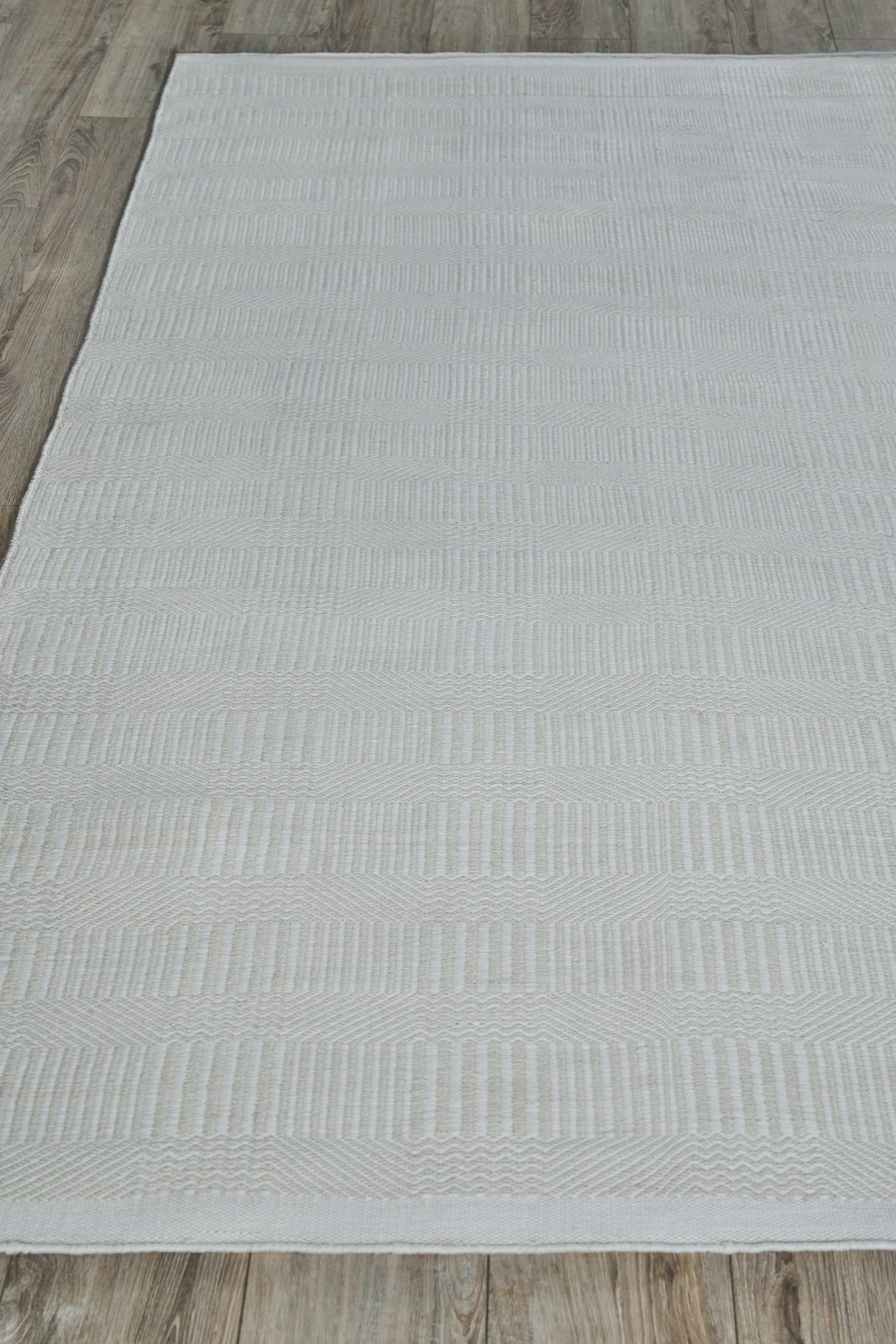 Exquisite Rugs Naples Indoor/Outdoor Flatweave PET yarn 4982 Light Beige 2' x 3' Area Rug