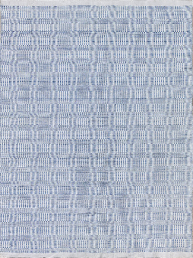 Exquisite Rugs Naples Indoor/Outdoor Flatweave PET yarn 4983 Light Blue 12' x 15' Area Rug