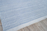 Exquisite Rugs Naples Indoor/Outdoor Flatweave PET yarn 4983 Light Blue 12' x 15' Area Rug