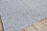 Exquisite Rugs Nova Indoor/Outdoor Flatweave PET yarn 4989 Gray 2' x 3' Area Rug