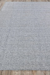 Exquisite Rugs Nova Indoor/Outdoor Flatweave PET yarn 4989 Gray 2' x 3' Area Rug