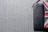 Exquisite Rugs Nova Indoor/Outdoor Flatweave PET yarn 4989 Gray 2' x 3' Area Rug