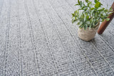 Exquisite Rugs Nova Indoor/Outdoor Flatweave PET yarn 4989 Gray 2' x 3' Area Rug