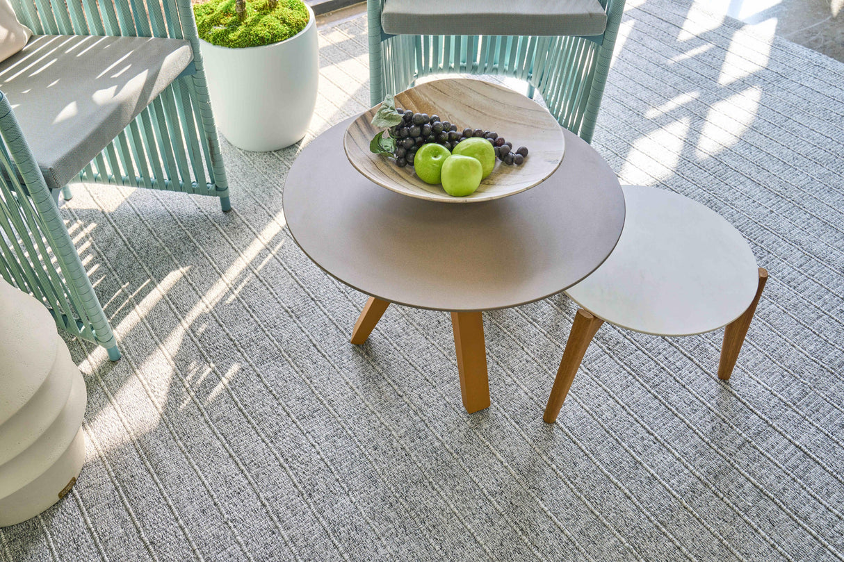 Exquisite Rugs Nova Indoor/Outdoor Flatweave PET yarn 4989 Gray 2' x 3' Area Rug