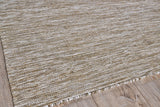 Exquisite Rugs Kashmir Flatweave PET in 4994 Kakhi 3' x 5' Area Rug