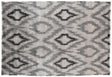 Exquisite Rugs Bamboo Silk Hand Knotted Bamboo Silk in 5001 Silver/Charcoal 8' x 10' Area Rug
