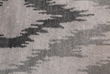 Exquisite Rugs Bamboo Silk Hand Knotted Bamboo Silk in 5001 Silver/Charcoal 9' x 12' Area Rug