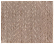 Exquisite Rugs Metro Velvet Hand Knotted Wool/Viscose in 5009 Beige 9' x 12' Area Rug