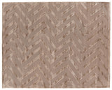 Exquisite Rugs Metro Velvet Hand Knotted Wool/Viscose in 5009 Beige 9' x 12' Area Rug