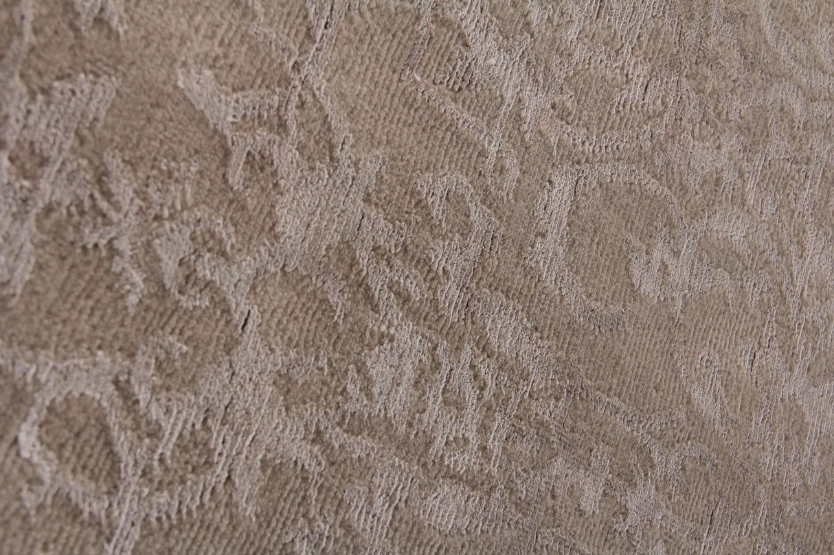 Exquisite Rugs Fine Bamboo Hand Knotted Bamboo Silk in 5045 Light Silver 10' x 14' Area Rug