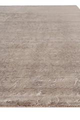 Exquisite Rugs Fine Bamboo Hand Knotted Bamboo Silk in 5045 Light Silver 10' x 14' Area Rug