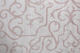 Exquisite Rugs Bamboo Silk Hand Knotted Bamboo Silk in 5025 Light Pink/Ivory 9' x 12' Area Rug