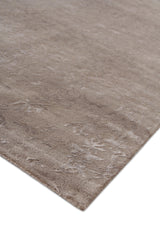 Exquisite Rugs Fine Bamboo Hand Knotted Bamboo Silk in 5045 Light Silver 8' x 10' Area Rug
