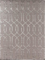 Exquisite Rugs Metro Velvet Hand Knotted Wool/Viscose in 5046 Light Taupe 10' x 14' Area Rug