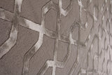 Exquisite Rugs Metro Velvet Hand Knotted Wool/Viscose in 5057 Taupe 8' x 10' Area Rug