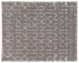 Exquisite Rugs Metro Velvet Hand Knotted Wool/Viscose in 5057 Taupe 8' x 10' Area Rug