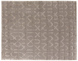 Exquisite Rugs Metro Velvet Hand Knotted Wool/Viscose in 5058 Light Beige 8' x 10' Area Rug