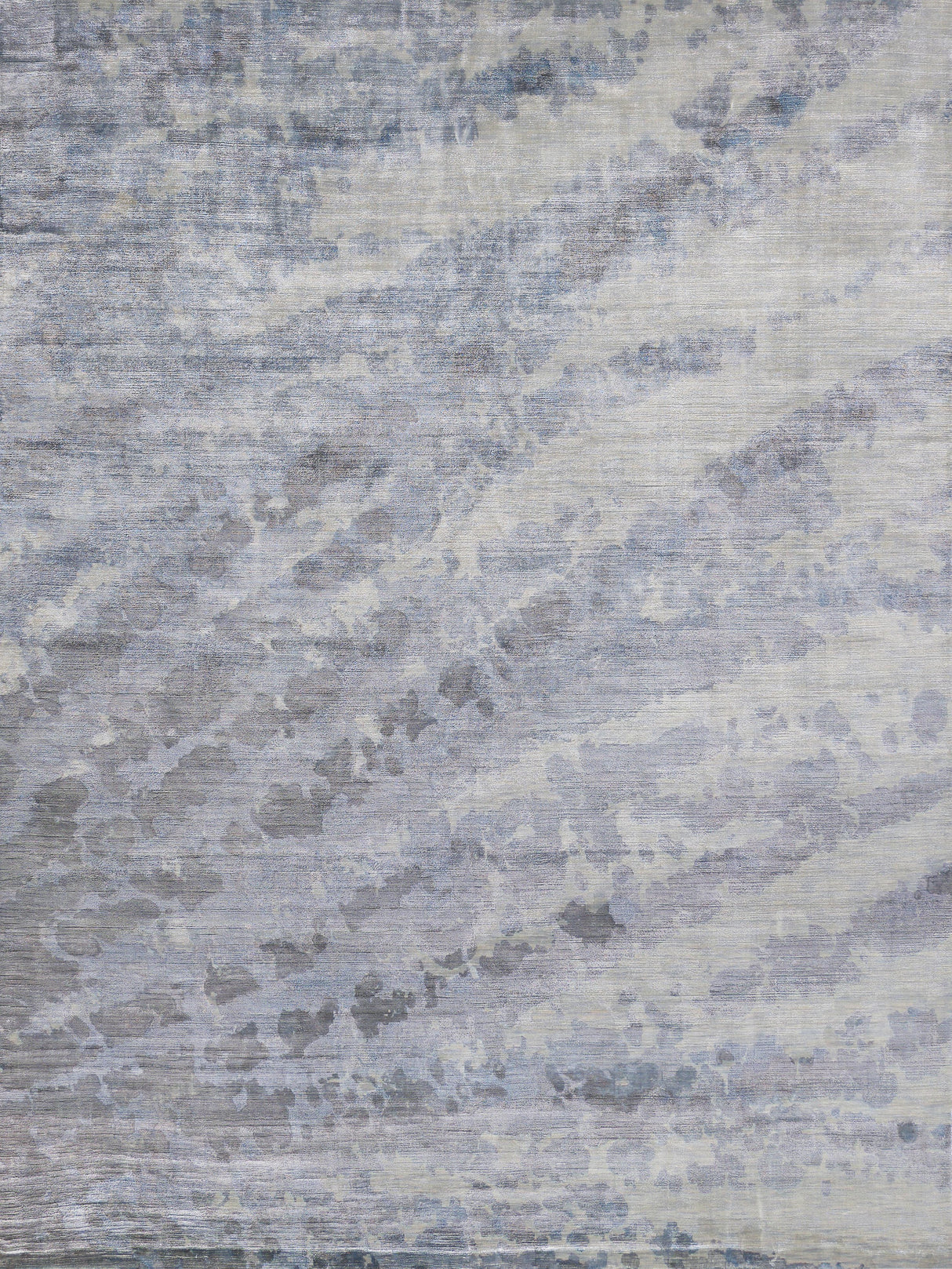 Exquisite Rugs Koda Hand Loomed Bamboo Silk in 5072 Ink Blue/Multi 12' x 15' Area Rug