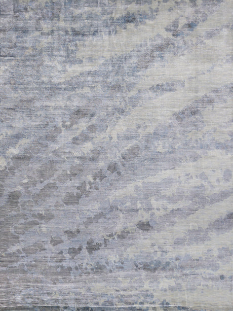 Exquisite Rugs Koda Hand Loomed Bamboo Silk in 5072 Ink Blue/Multi 12' x 15' Area Rug