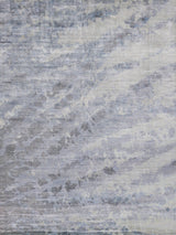 Exquisite Rugs Koda Hand Loomed Bamboo Silk in 5072 Ink Blue/Multi 9' x 12' Area Rug