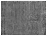 Exquisite Rugs Smooch Geo Hand Loomed Bamboo Silk in 5094 Dark Gray 6' x 9' Area Rug