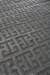 Exquisite Rugs Kingsley Hand Loomed Bamboo Silk in 5165 Aqua 8' x 10' Area Rug