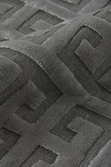 Exquisite Rugs Kingsley Hand Loomed Bamboo Silk in 5165 Aqua 8' x 10' Area Rug