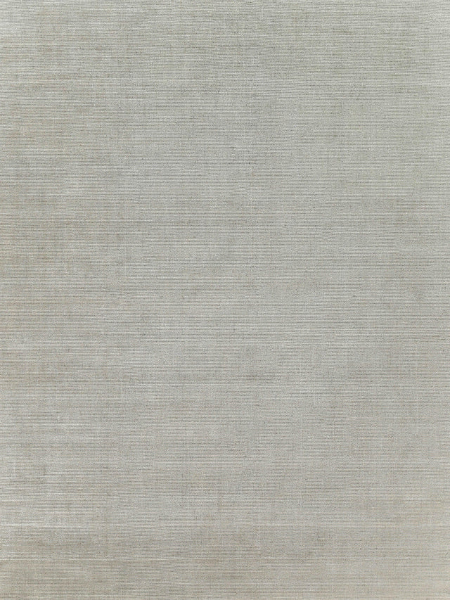Exquisite Rugs Duo Hand-loomed Wool/Bamboo Silk 5173 White/Gray 2' x 3' Area Rug