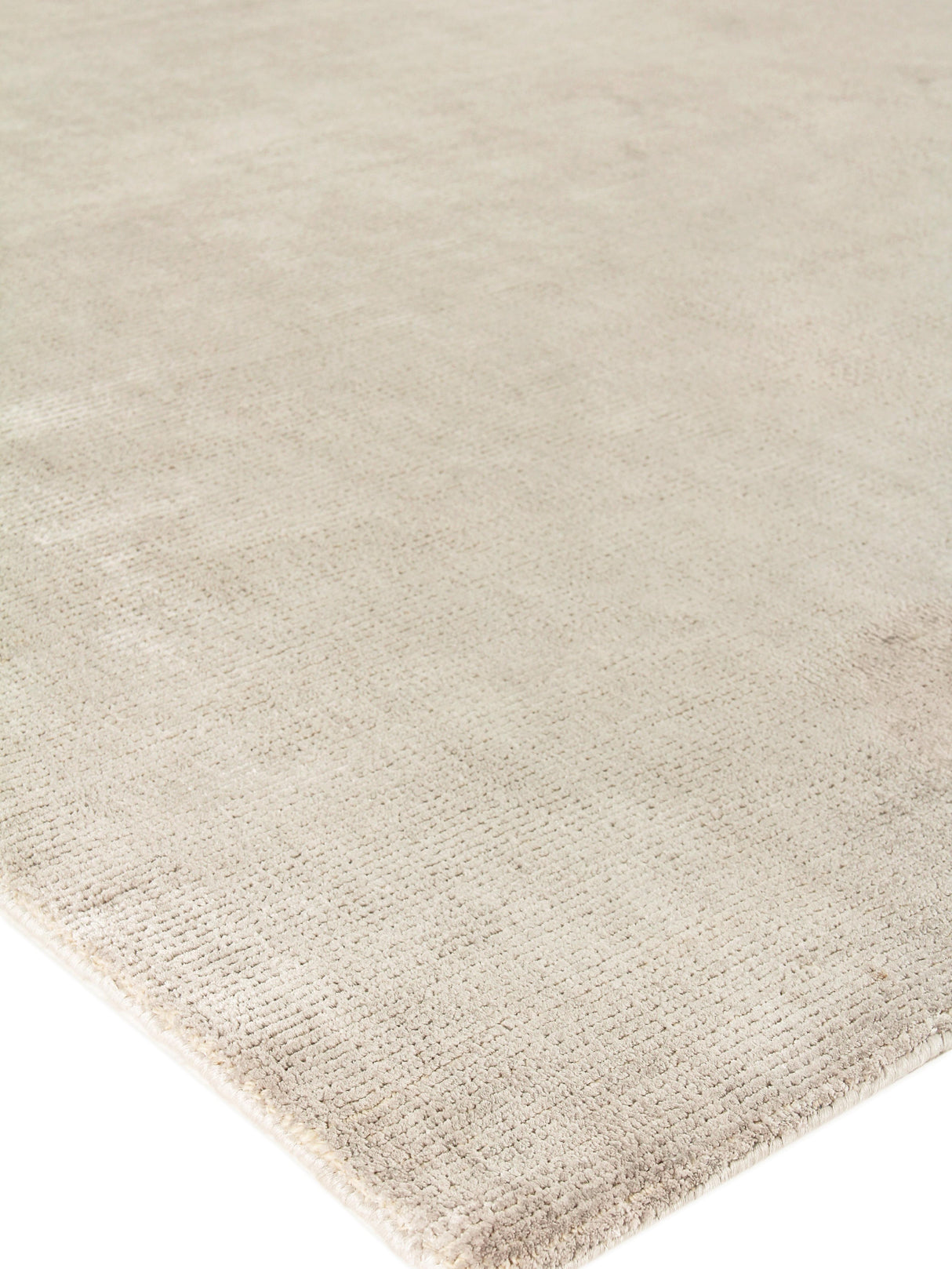 Exquisite Rugs Duo Hand-loomed Wool/Bamboo Silk 5174 Gray/White 2' x 3' Area Rug