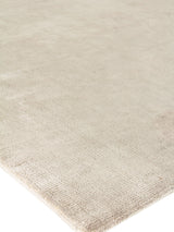 Exquisite Rugs Duo Hand-loomed Wool/Bamboo Silk 5174 Gray/White 2' x 3' Area Rug