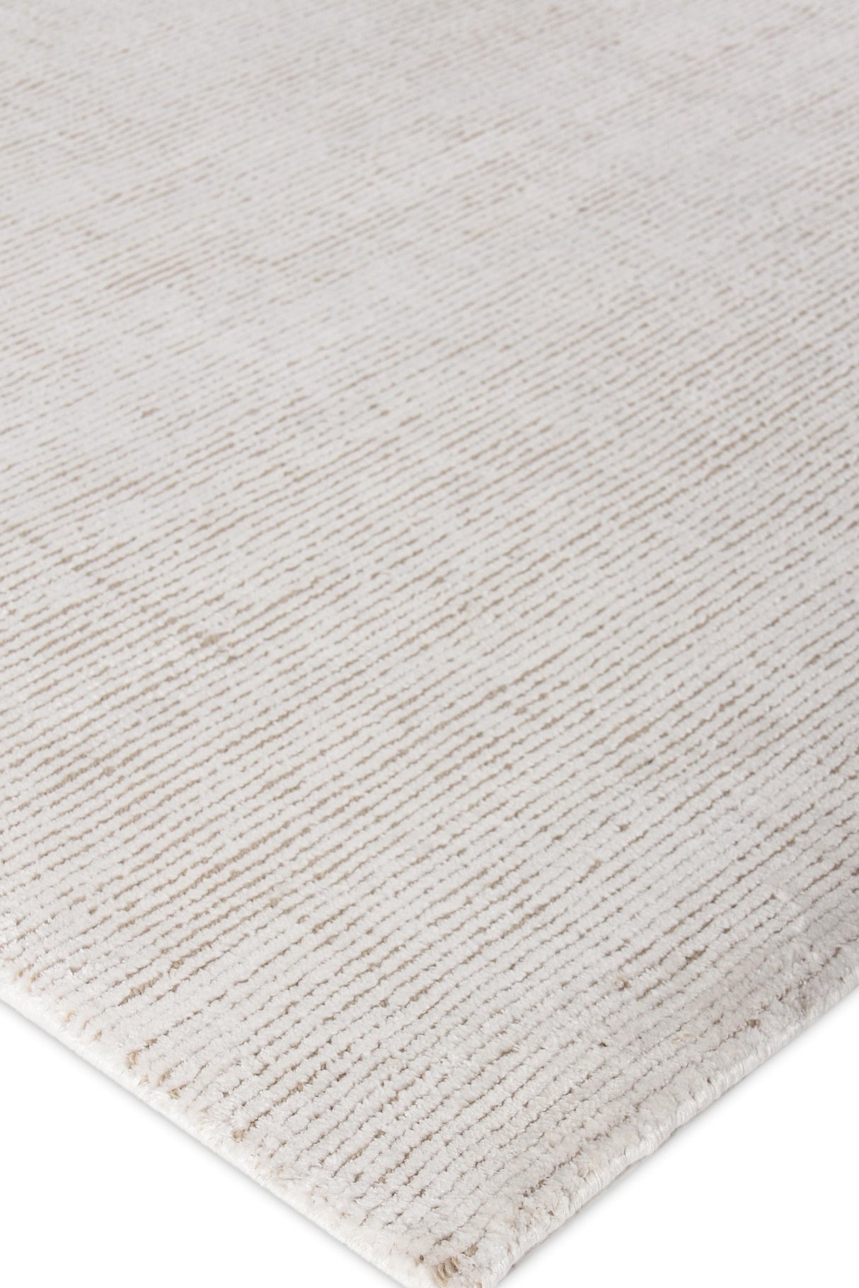 Exquisite Rugs Duo Hand-loomed Wool/Bamboo Silk 5175 White/Beige 15' x 15' Area Rug