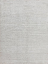 Exquisite Rugs Duo Hand-loomed Wool/Bamboo Silk 5175 White/Beige 2' x 3' Area Rug