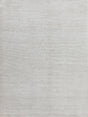 Exquisite Rugs Duo Hand-loomed Wool/Bamboo Silk 5175 White/Beige 2' x 3' Area Rug