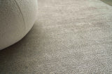 Exquisite Rugs Duo Hand-loomed Wool/Bamboo Silk 5176 Silver/Dark Gray 2' x 3' Area Rug