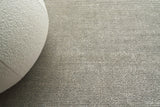 Exquisite Rugs Duo Hand-loomed Wool/Bamboo Silk 5176 Silver/Dark Gray 2' x 3' Area Rug
