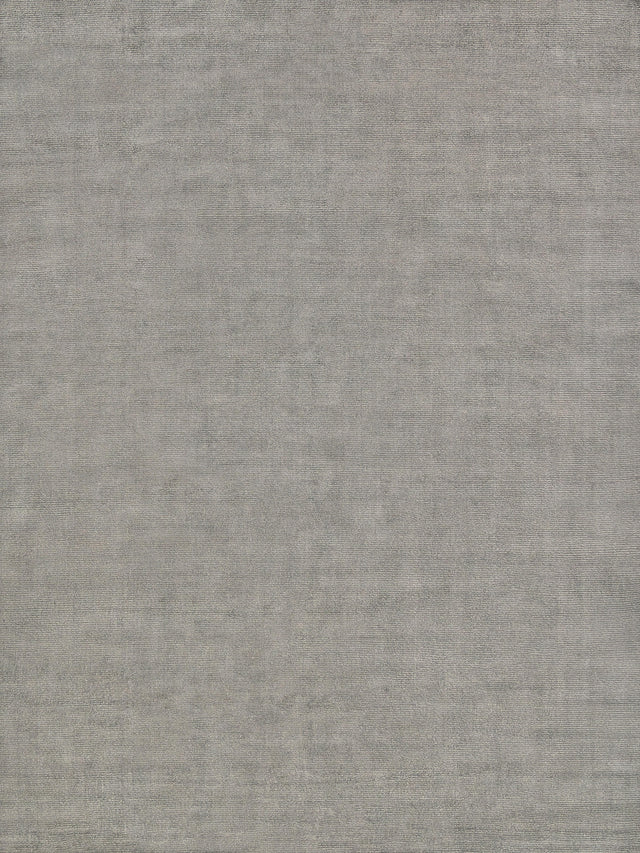 Exquisite Rugs Duo Hand-loomed Wool/Bamboo Silk 5177 Dark Gray/Silver 2' x 3' Area Rug