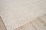 Exquisite Rugs Duo Hand Loomed Wool/Bamboo Silk in 5178 Beige 2' x 3' Area Rug