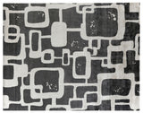 Exquisite Rugs Koda Hand Loomed Bamboo Silk in 5180 Ivory/Charcoal 8' x 10' Area Rug