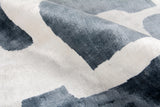 Exquisite Rugs Koda Hand Loomed Bamboo Silk in 5181 Denim/Ivory 9' x 12' Area Rug
