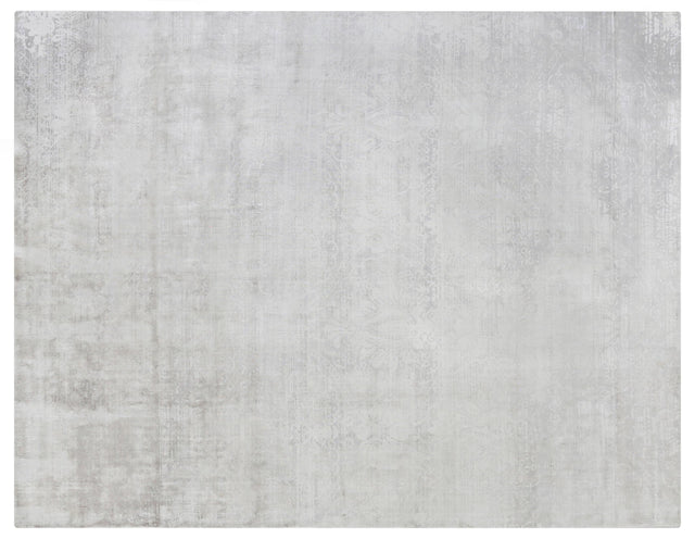 Exquisite Rugs Koda Hand Loomed Bamboo Silk in 5185 Metal 8' x 10' Area Rug